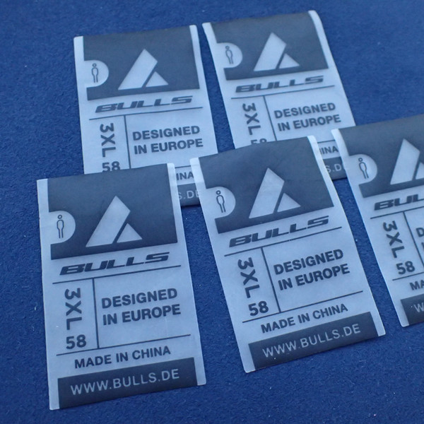 Прозрачные печатая ярлыки TPU Handmade шить