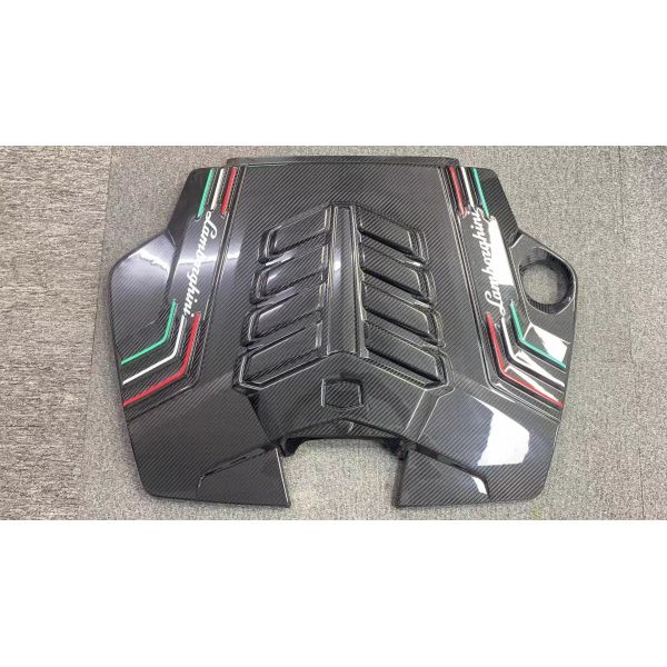 2019 Black Lamborghini Body Kit Dry Carbon Fiber Engine Interior Guard Shield