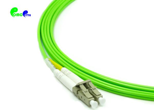 OM5 Fiber Optic Patch Cables LC PC To LC PC Duplex OM5 50 / 125  2M LSZH for 100Gig Data Center