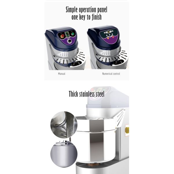 Сверхмощное качество еды SS машины смесителя теста активности и шара