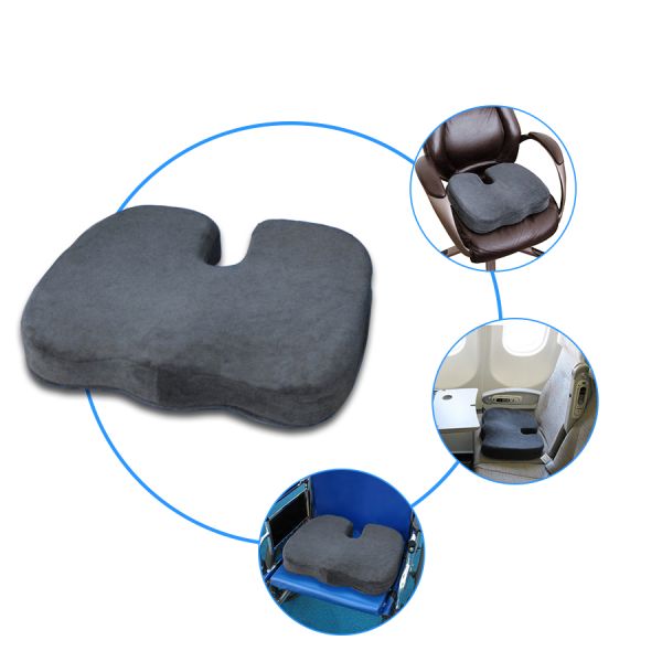 U Shaped Memory Foam Seat Cushion Adult Hemorrhoid Bedroom Chair Pillow