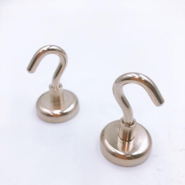 Nickel Coated Industrial Strength Magnetic Hooks Custom Made Antirust