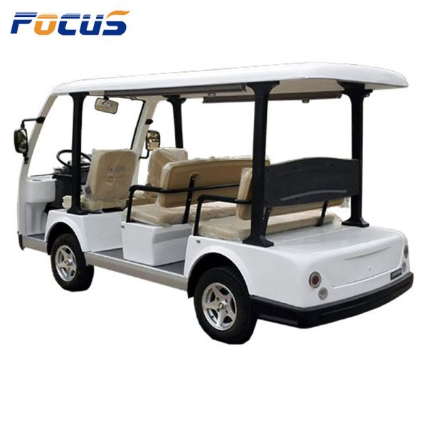 Exclusive Electric Sightseeing Bus for Tourist Attractions in Resorts 72V Rated Voltage