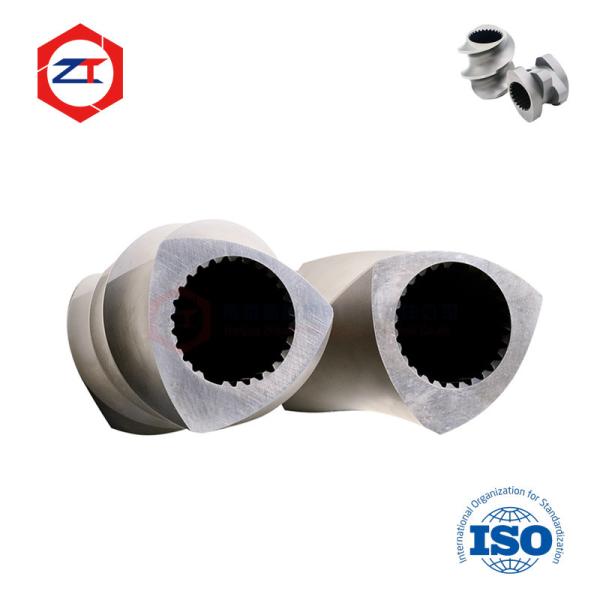 ​Corrosion-Resistant Twin Screw Elements Anti-Wear Nitride Coating, PVC/CPVC Extrusion OEM Fit for KraussMaffei