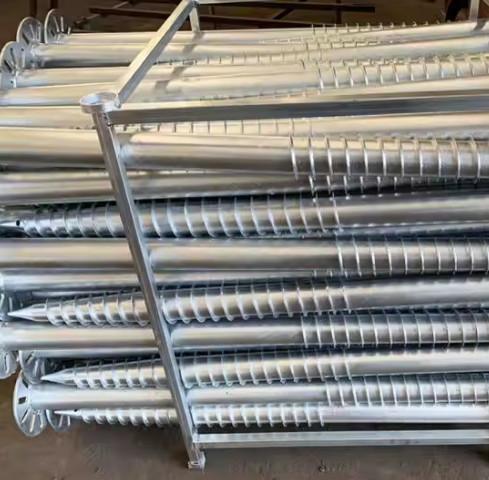 Q235B Galvanized Ground Screw Screw Helical Pile for Solar Energy System Roadway Products