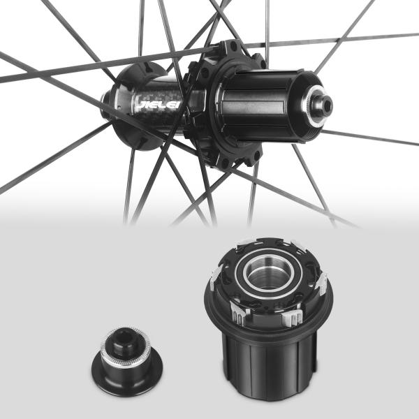High Pressure Tire Pads Included Road Bicycle Wheelset with Freehub Support HG/XDR and Quickly Remove a Pair