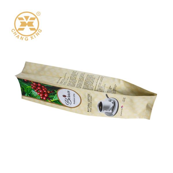 Résistant à l'humidité, étanche à la fermeture à glissière, sac à café 250g 500g 1000g 1kg