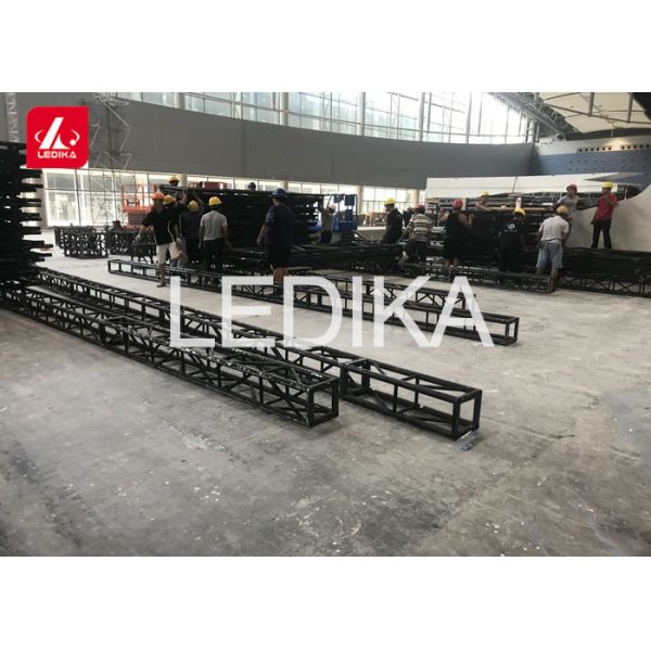 Outdoor Aluminum Tent Truss , Portable Stage Lighting Round Bolt Truss