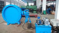 Le marteau lourd hydraulique DN2000mm a bridé vanne papillon