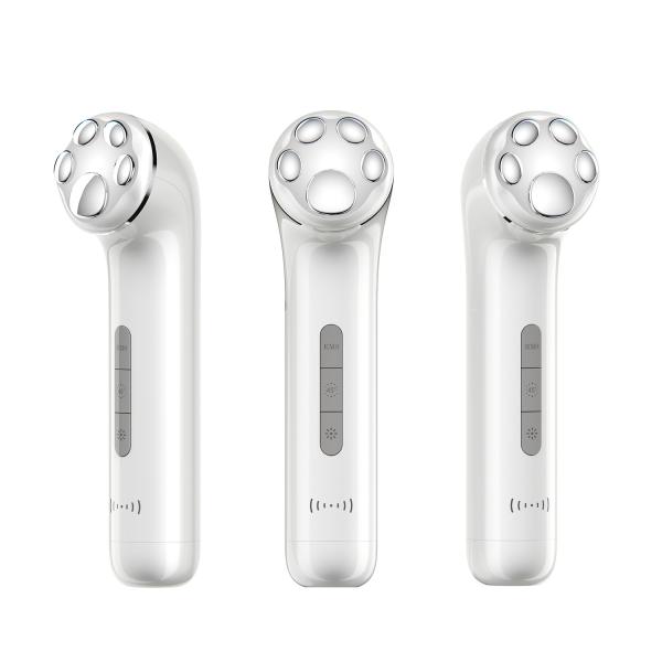 Facial Microcurrent Beauty Device Electric EMS Face Clean Toning Red Blue Light Rejuvenation Lift Remove Wrinkles Machine