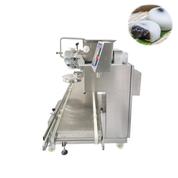 P180 Automatic Mochi Ice Cream Maker Ball Forming Automatic Encrusting Machine 60-99pcs/min
