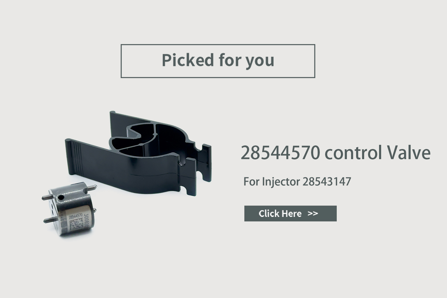 Injector Control Valve 28544570 for Common Rail Injector 28543147 Compatible with VW Transporter T6 Multivan 2.0L