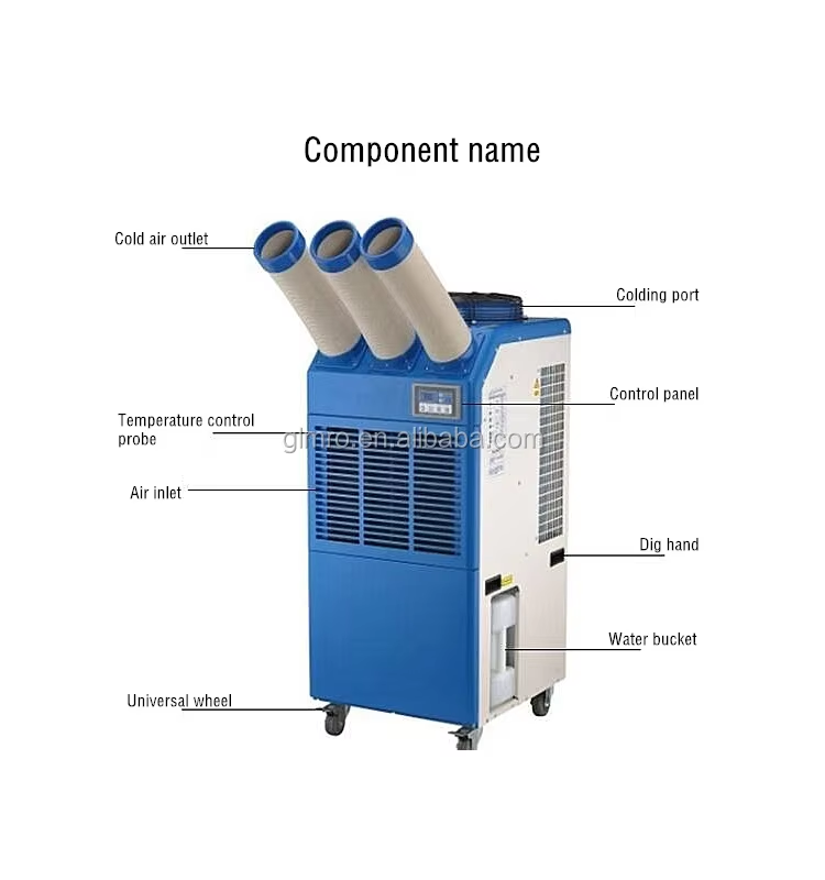 Промышленные мобильные кондиционеры для палаточных мастерских