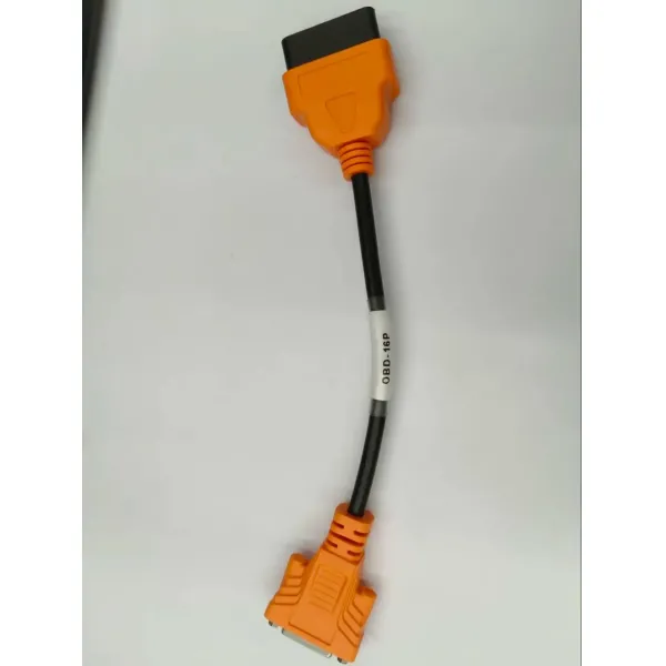 16Pin OBD2 Diagnostic Extension Cable for Motorcycle ECU Code Reader with Plastic and Metal Construction Fits Xtruck M1 Scanner