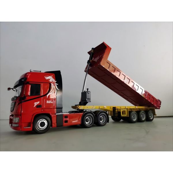 CIMC 5/6 Axle 30-70 Ton Transport Coal Ore Building Materials Equal Box Body 40CBM Hydraulic Tipper Trailer