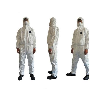Terno químico completo respirável plástico da classe B de Hazmat do Bodysuit
