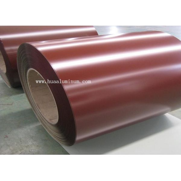 Fireproof Pre Painted Aluminium Coil , 1000mm Length Aluminium Sheet Roll