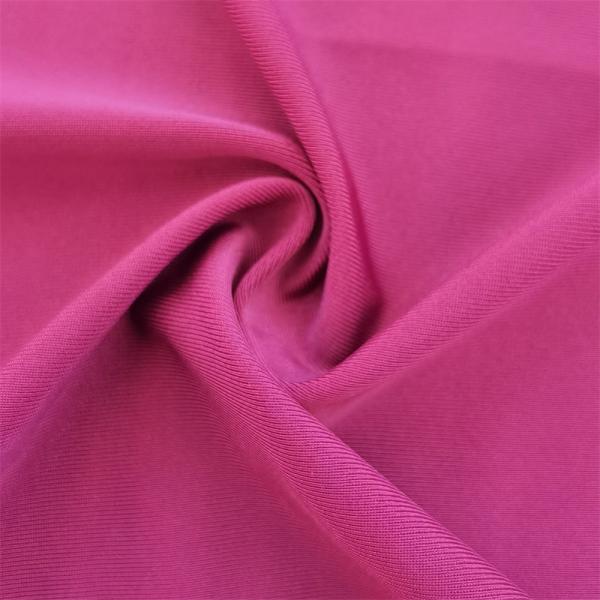Tecido de espandêx de nylon de tricô 40D resistente à umidade para uso em yoga resistente aos raios UV
