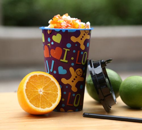 Promotional 3D Lenticular Plastic Water Cups Customized Logo for Hot or Cold Drink