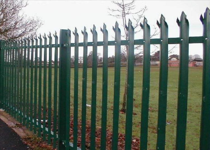 Cold Rolled Durable Steel Palisade Fence With Enhanced Security Features For High Risk Areas