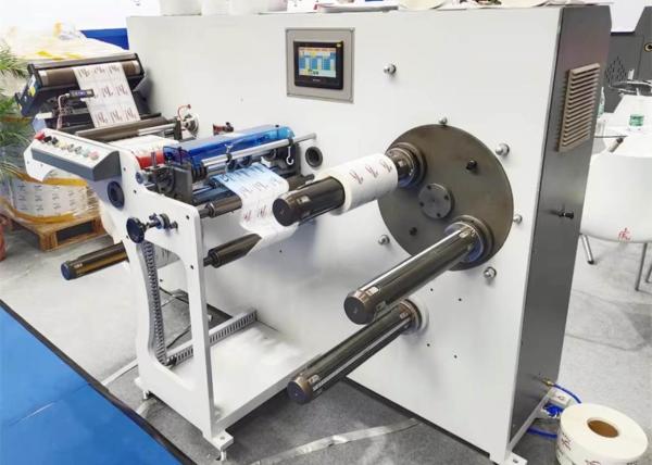 High Speed Label Paper Film Slitting Rewinding Machine SR-350/450FG