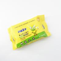 L'eau pure nettoyant le tissu jetable de bébé humide essuie inodore sans alcool