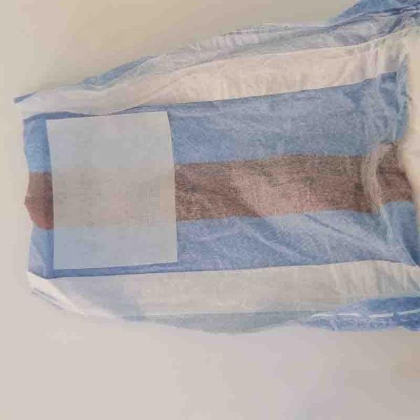 Pênis masculino para cão com lençol de cobertura de tecido não tecido macio e indicador de umidade ajustável incluído