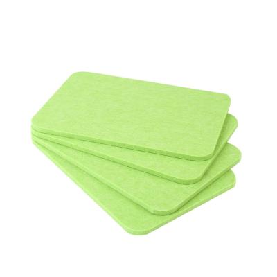 высокая плотность звукоизоляционное Eco акустических панелей полиэстера 9mm 12mm