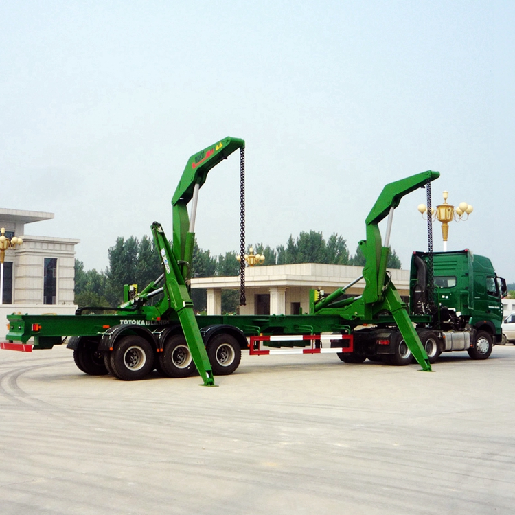 SINOTRUCK HOWO TX грузовик монтированный кран 3 оси 20FT 40FT контейнер XCMG боковой подъемник самозагрузчик кран грузовик трейлер