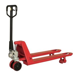 Компактный прочный 2 т низкопрофильный ручной поддошный грузовик