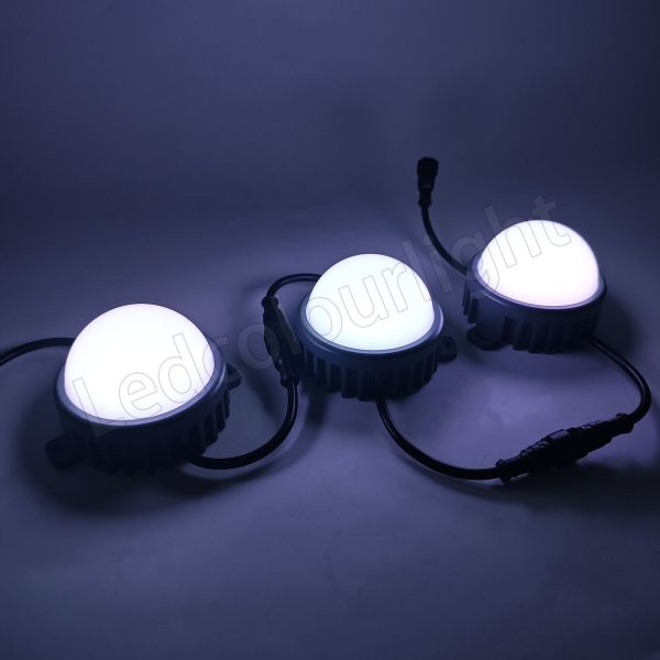 Outdoor IP68 100mm DC24V DMX RGB LED Pixel Dot Light for Facade Landscape