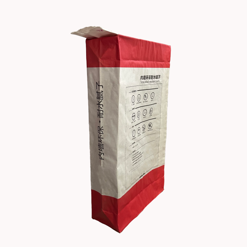 Natural Brown Pasted Valve Multiwall Paper Bags Eco Friendly For Food Products Transportation