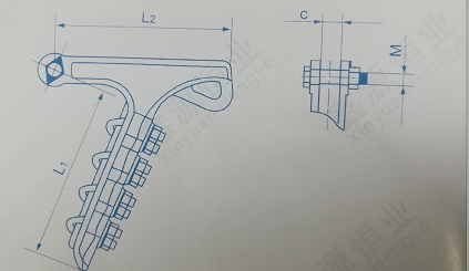 Bolt Type Dead End Clamp Aluminum Alloy Materials ISO9001-2008 Standard