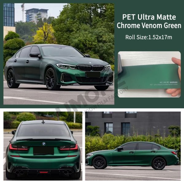 1.52*17m/roll Full Body Tint Car Wrap Vinyl Film High Gloss PET Car Color