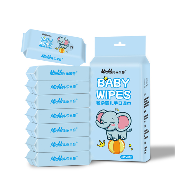 Des lingettes humides antibactériennes compactes, nourrissantes pour les voyages, des lingettes humides écologiques