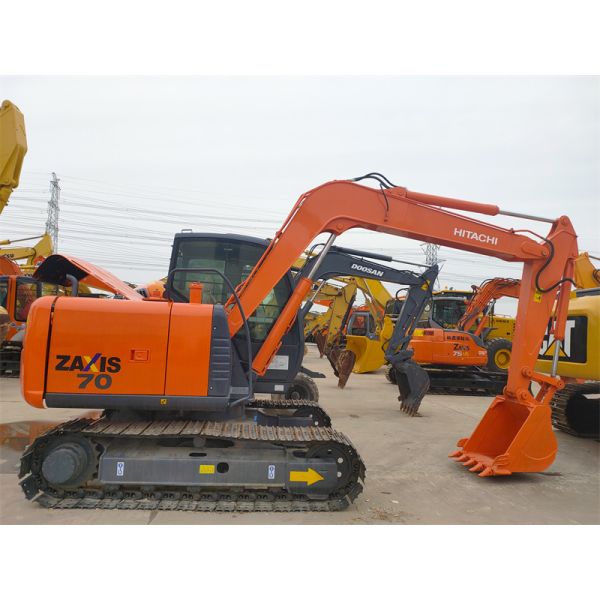 Экскаватор ZX70 мини гидравлический подержанный Хитачи конструкция 7 тонн