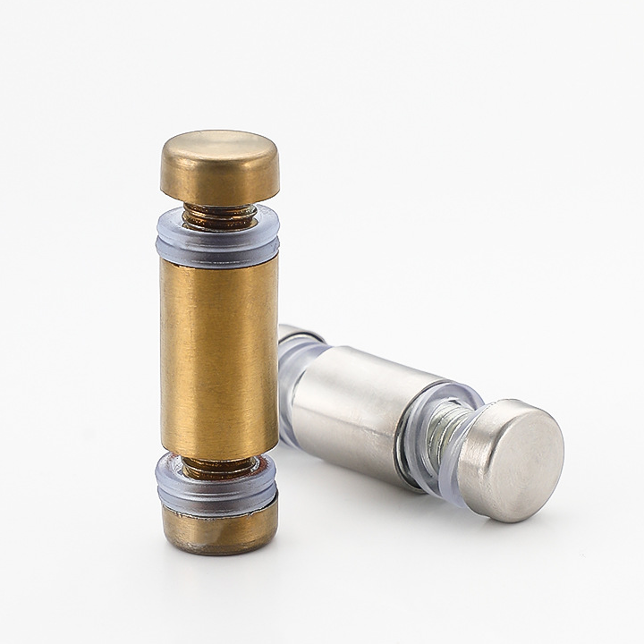 Stainless Steel Double Head Advertising Screw for Acrylic Glass Standoff Spacer 12*30mm M8 Passivated