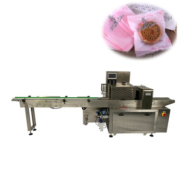 Full Servo Pillow Chocolate Block Candy Bar Flow Packing Machine Wrapping
