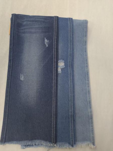 80%Cotton No elastic Cotton Polyester Viscose DARK INDIGO 180cm Denim fabric  10*7 JSD3198-1
