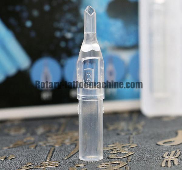 Clear Disposable Tattoo Gun Tips Pre Sterilized  Open Tips Safe Material