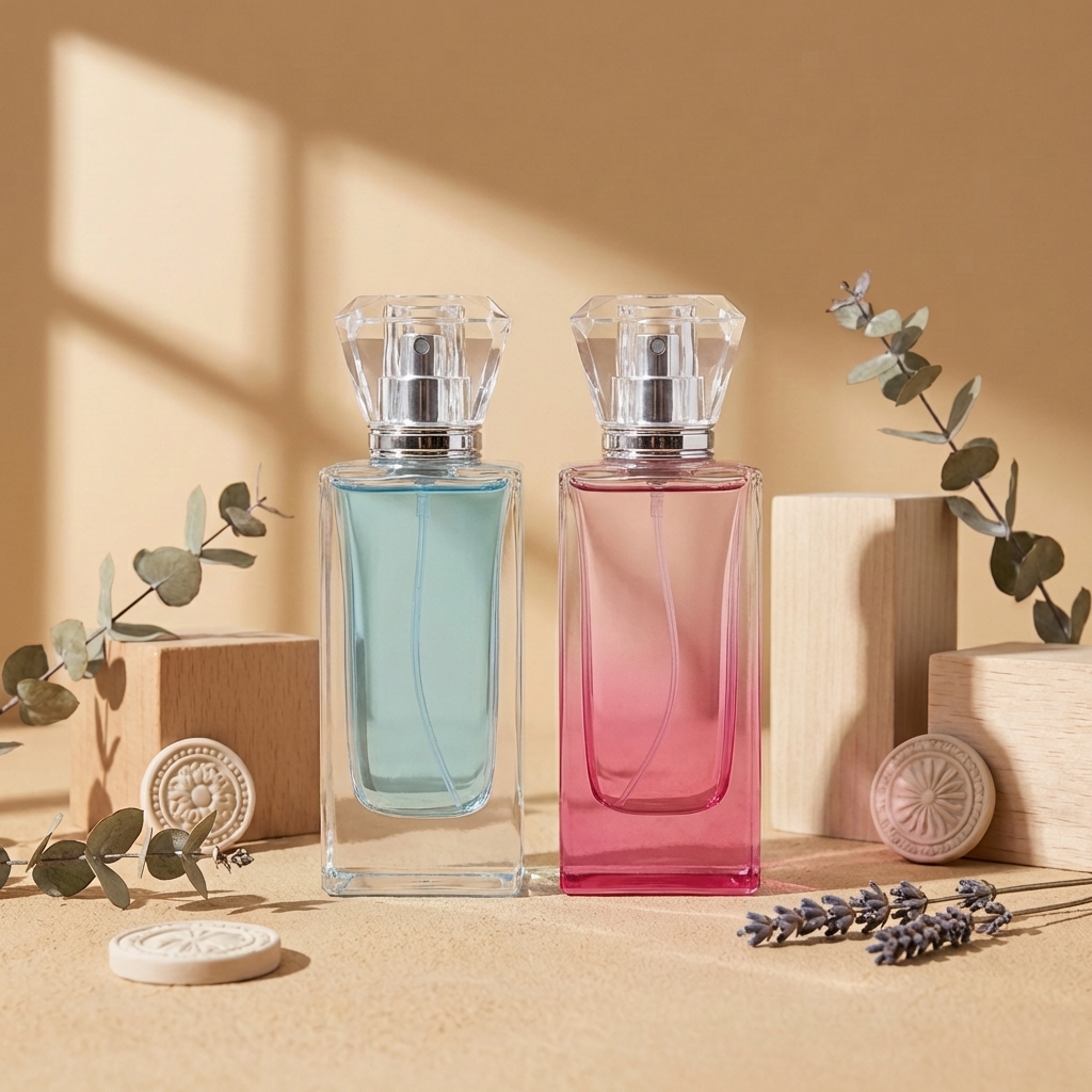 Anding 65ml Rectangle Wholesale Supplier Premium Refillable Spray Luxury Custom Design Empty Glass Perfume Bottle