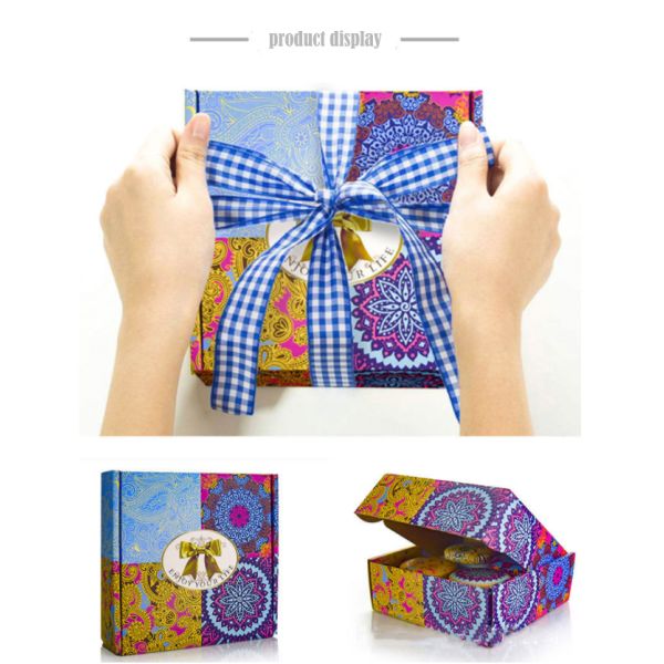 Custom Retro Patterns Travel Metal Jar Scented Candle Tin Candle Gift Sets