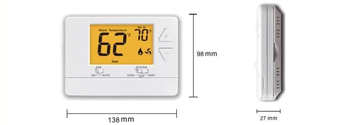 Термостат HVAC дома кондиционера охлаждая, не Programmable термостат 24V
