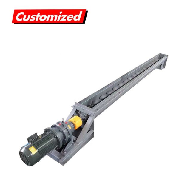 High Efficiency Stainless Steel Screw Auger Conveyor with Customized Transmissio