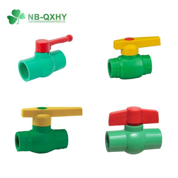 PPR Stop/Double Union/Ball Valve para água quente/fria Pressão nominal PN1.0-32.0MPa