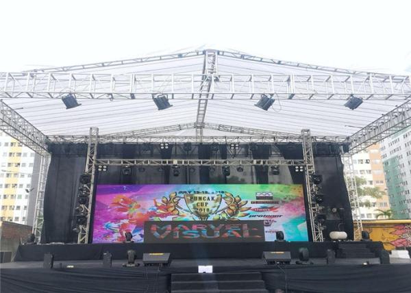 Rental Outdoor Waterproof Led Screen 5500CD/M2 SMD1921 Die Casting Aluminum