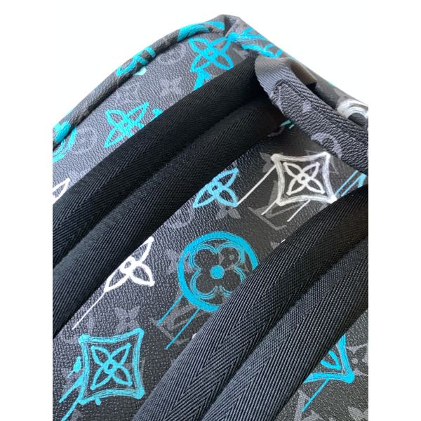 Multicolor Discovery Designer Brand Backpack LV Graffiti Bag Green