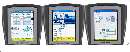 TU3 Laser Shaft Alignment Tool for Rotating Shafts and Coupling Alignment