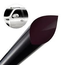 UV Rejection Automotive Window Tint Rolls Black Color 9% Light Transmission
