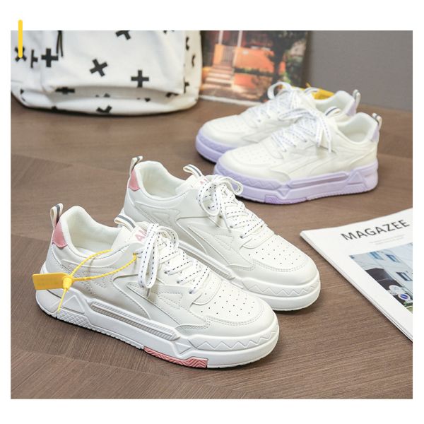 2024 Spring New Thick-Soled Canvas Shoes Women'S Shoes All-Match Sneakers